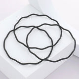 3PCS - Zigzag Chevron Wavy Bangle Bracelets