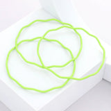 3PCS - Zigzag Chevron Wavy Bangle Bracelets