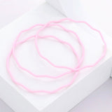3PCS - Zigzag Chevron Wavy Bangle Bracelets