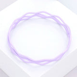 3PCS - Zigzag Chevron Wavy Bangle Bracelets