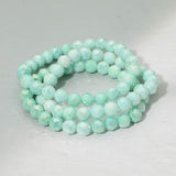 3PCS - Faceted Beaded Stretch Multi Layered Bracelets