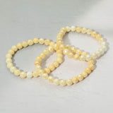 3PCS - Faceted Beaded Stretch Multi Layered Bracelets