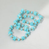 3PCS - Boho Chip Beaded Stretch Multi Layered Bracelets