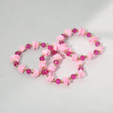3PCS - Boho Chip Beaded Stretch Multi Layered Bracelets