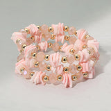 3PCS - Boho Chip Beaded Stretch Multi Layered Bracelets
