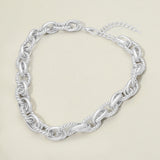 Modern Bold Statement Link Chain Necklace