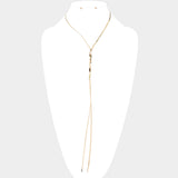 Snake Chain Metal Necklace