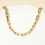 Stainless Steel Paperclip Chain Necklace