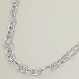 Chunky Textured Link Chain Necklace