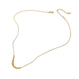 Stainless Steel Beaded Snake Chain Necklace