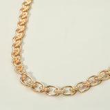 Bubble Floral Link Chain Necklace