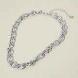 Bubble Floral Link Chain Necklace