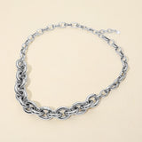 Stainless Steel Chunky Chain Necklace