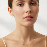 Gold Dipped Slim Chain Necklace