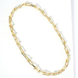 Gold Dipped Hardware Chain Link Necklace