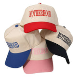 MOTHERHOOD Message Embroidered Baseball Cap