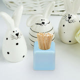 Square Shaped Solid Ceramic Toothbrush Holder / Pen Stand