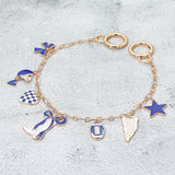 Western Theme Gameday Football Charm Station Bag Charm