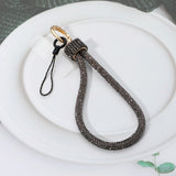 Bling Studded Phone Strap Keychain Bag Charm