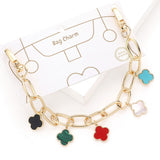 Quatrefoil Pendant Station Bag Charm