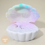 Light Up Clam Shell Shaped LED Decor Night Light Stand Anti-Gravity Humidifier