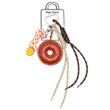 SECRET BOX_Faux Leather Donut GOOD Message Mixed Charm Bag Accessory