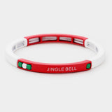 JINGLE BELL Message Stretch Bracelet