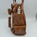 Classic Everyday Tote Bag with Dual Handles and Side Pockets