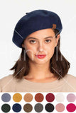 C.C Solid Color Wool Beret