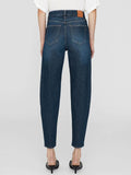 Women's Comfort Stretch Jeans - High Waist Vintage Denim Pants