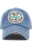 AS A MOTHER Vintage Ball Cap