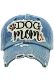 DOG MOM VINTAGE BASEBALL CAP