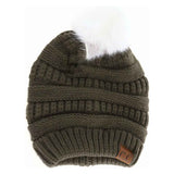 Super Soft Matching Fur Pom C.C Beanie