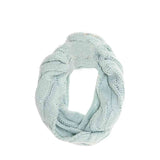 KIDS Solid Cable Knit C.C Infinity Scarf