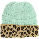 Leopard Print C.C Beanie Tail