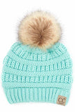 C.C Solid Ribbed Baby Beanie