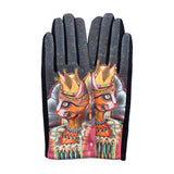 Cat Printed Smart Gloves