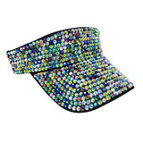 Women's Bling Studded Visor Hat