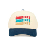 C.C SARDINES Multi Color Letter Trucker Cap