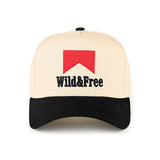 C.C WILD & FREE Letter Two Tone Trucker Cap