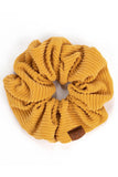 C.C Corduroy Solid Color Soft Scrunchies