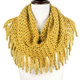 Mini Tube Fringe Scarf