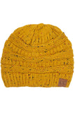 C.C Confetti Cable Knit Beanie