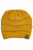 C.C Sequin Knitted Soft Beanie