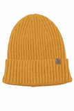 Solid Color Ribbed Knit Cuff Beanie
