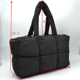 Chic Quilted Puffer Tote Bag
