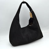Minimalist Slouchy Hobo Shoulder Bag with Wide Strap