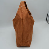 Minimalist Slouchy Hobo Shoulder Bag with Wide Strap