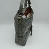 Quilted Crossbody Shoulder Bag with Front Zip Pocket and Adjustable Strap