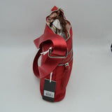 Multi Zipper Crossbody Shoulder Bag with Adjustable Long Strap